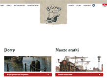 Tablet Screenshot of galeony.pl